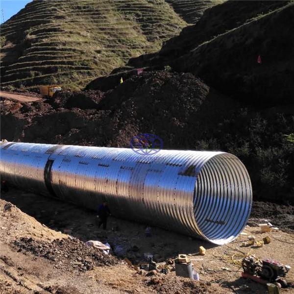 supply the corrugated steel culvert pipe to UAE