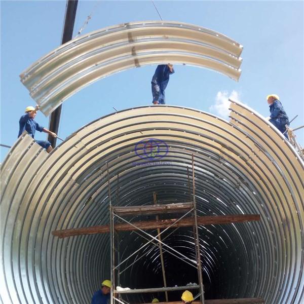 supply the corrugated galvanzied culvert pipe to Chile
