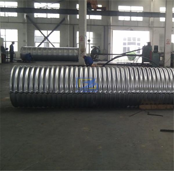 flanged nestable corrugated pipe used as the drainage pipe