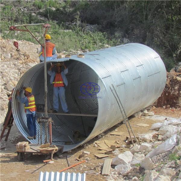 supply corrugated steel culvert pipe to Brunei