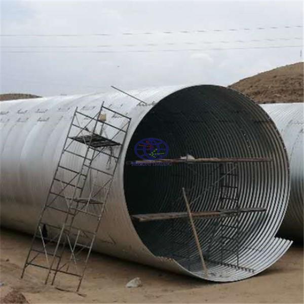 we supply galvanzied corrugated steel culvert pipe to UN in Somalia
