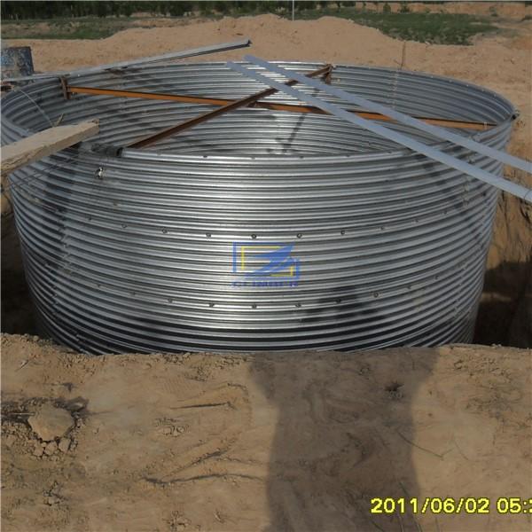 galvanized steel culvert in coal mine site