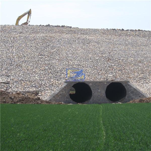 hot galvanized corrugated steeel culvert pipe in road construction