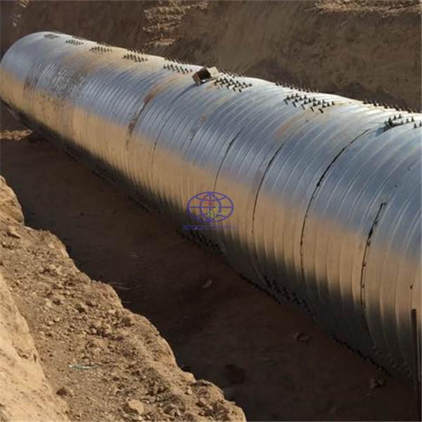 supply corrugated steel culvert  and flanged nestable pipe to East Timor