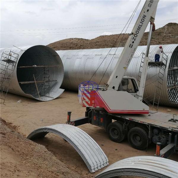 How to install the corrugated steel culvert pipe, corrugated  culvert pipe
